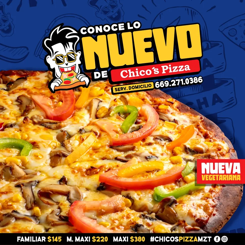 Trabajo de Merca Gráfica para Chicos Pizza