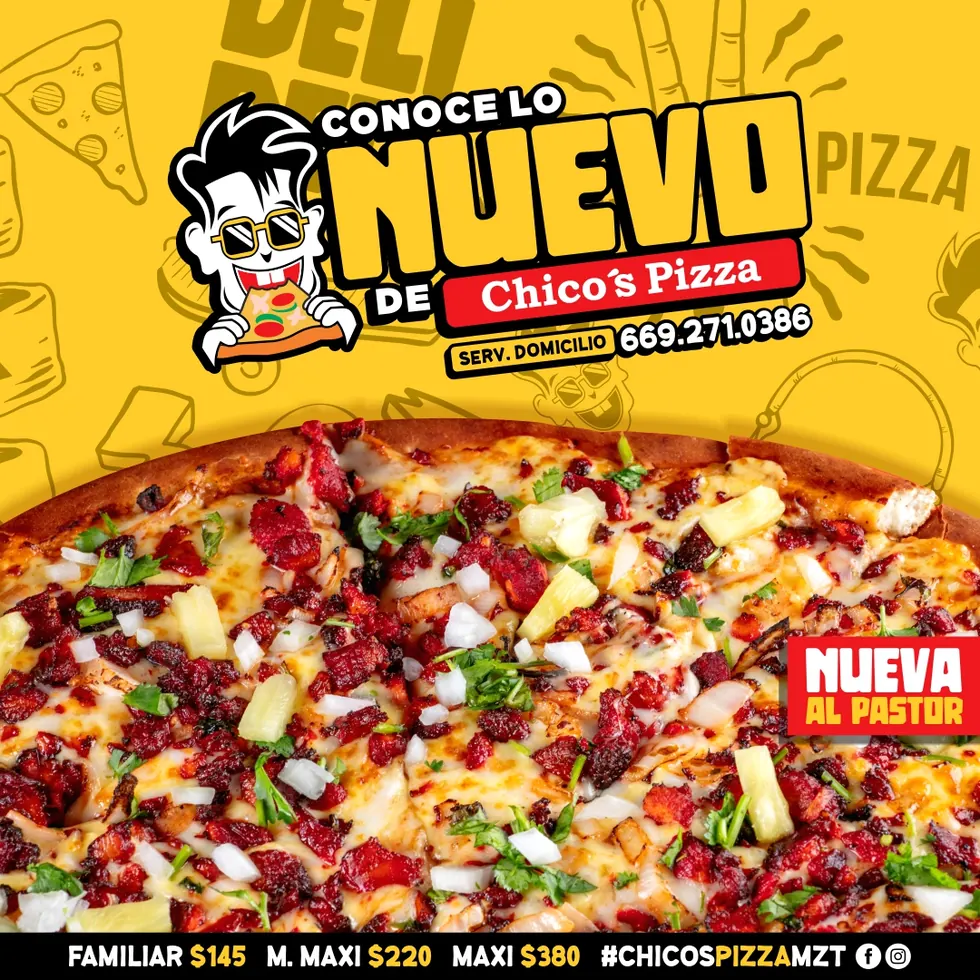 Trabajo de Merca Gráfica para Chicos Pizza