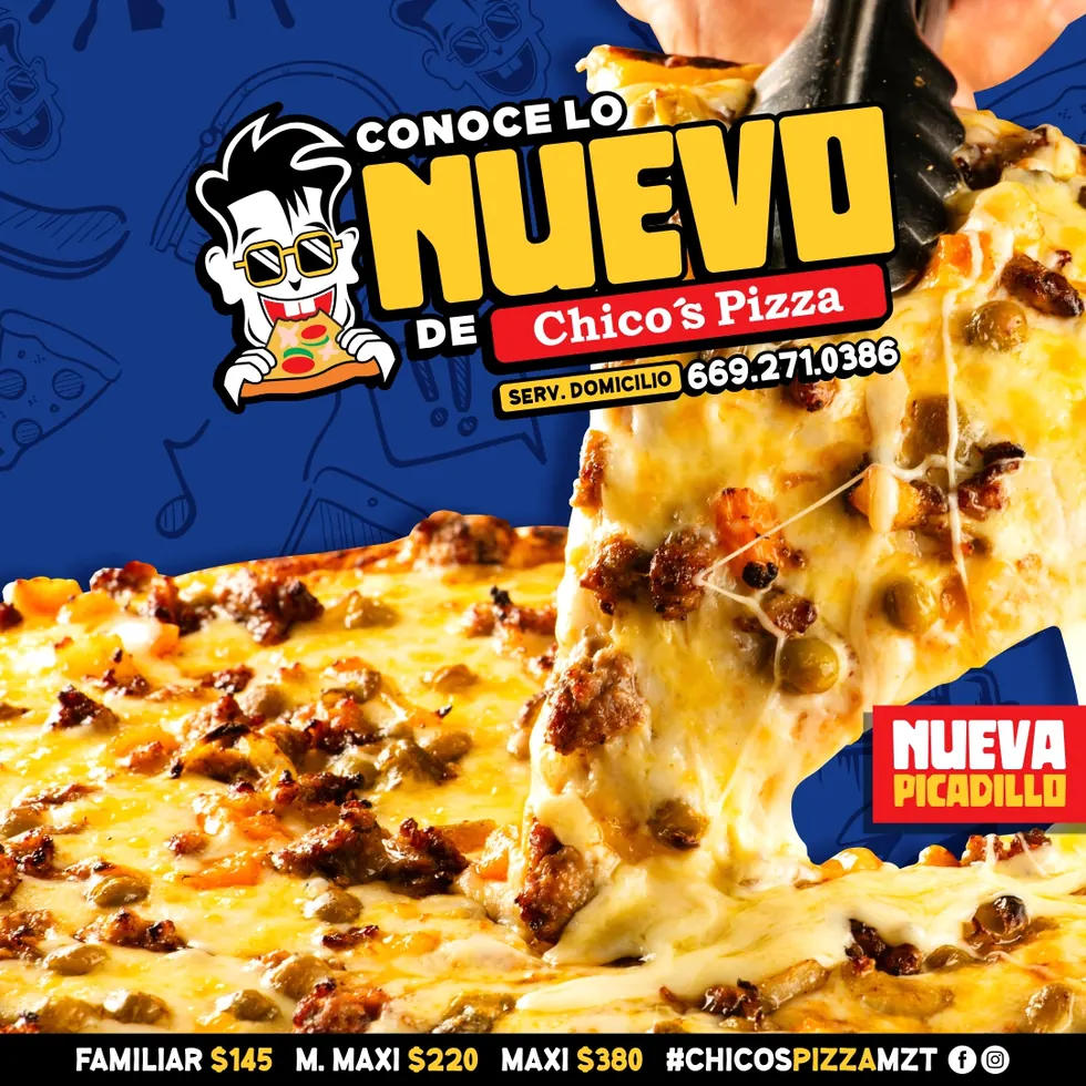 Trabajo de Merca Gráfica para Chicos Pizza