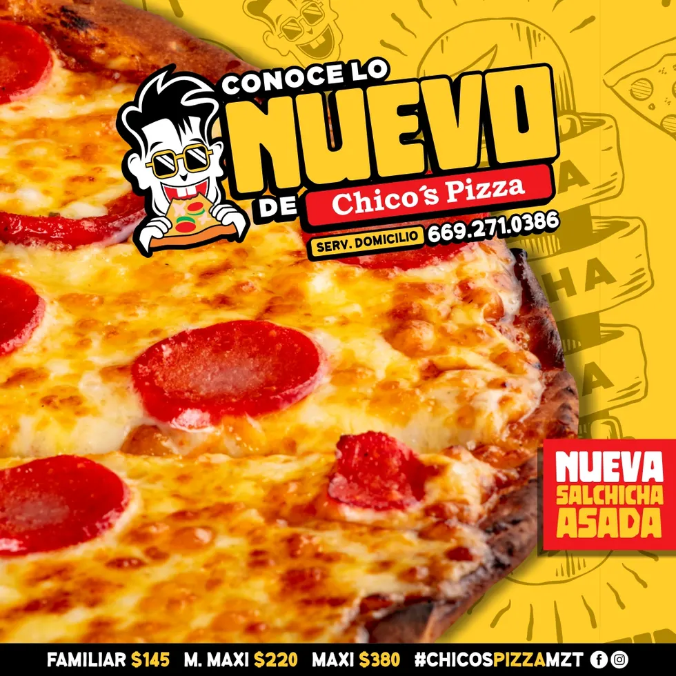 Trabajo de Merca Gráfica para Chicos Pizza