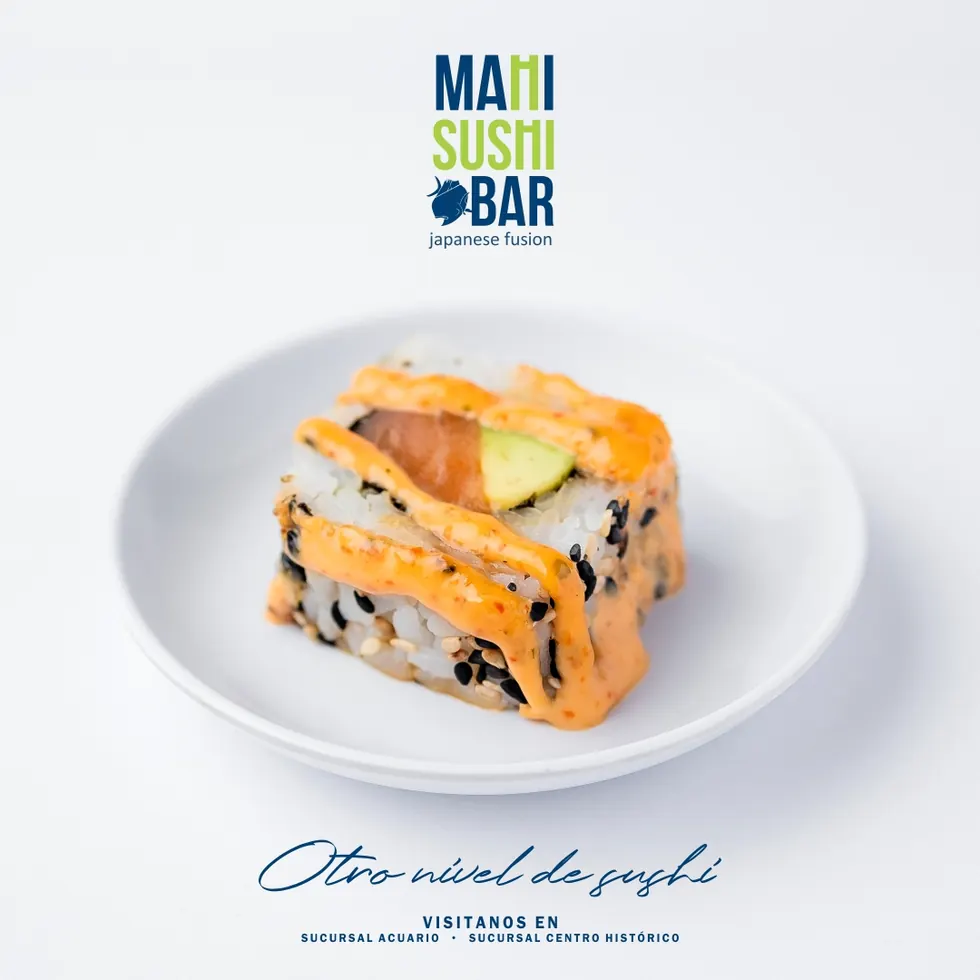 Trabajo de Merca Gráfica para Mahi Sushi