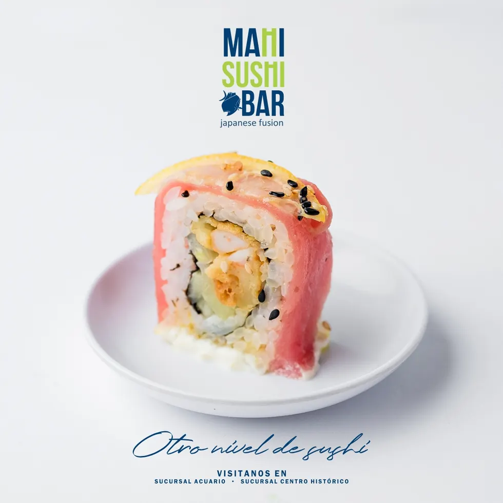 Trabajo de Merca Gráfica para Mahi Sushi