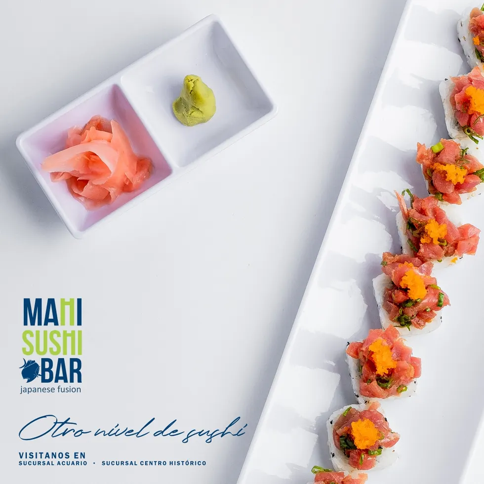 Trabajo de Merca Gráfica para Mahi Sushi